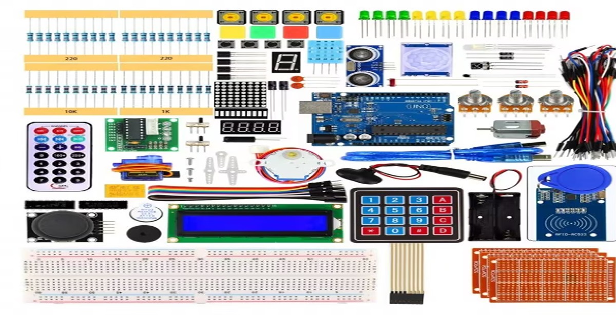 ABC Kit compatible with Raspberry Pi 4B /3B+ / 3B / 3A+ / 2B / 1B+ / 1A+ / Zero W/Zero with 250+ page detailed colorful graphic pdf tutorial (without Raspberry)